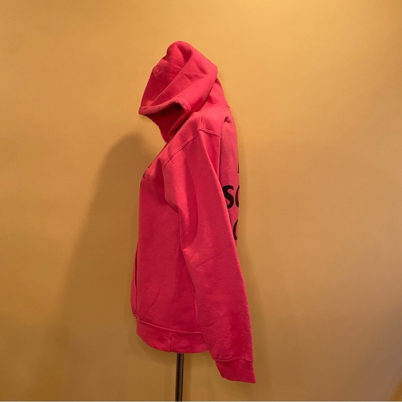 Anti Social Social Club Flamingo Hot Pink Cotton Hoodie Sweatshirt Size S - Picture 9 of 10